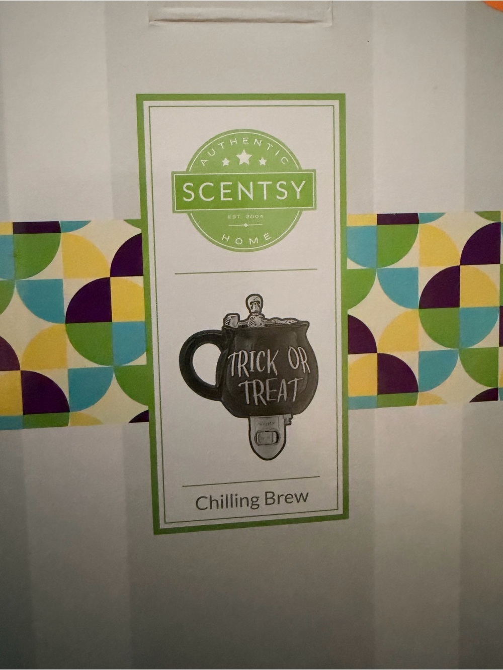 Scentsy Black 'Trick or Treat' Chilling Brew Plug-In Warmer